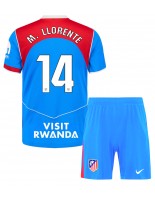 Atletico Madrid Marcos Llorente #14 Kolmaspaita Lasten 2025-26 Lyhythihainen (+ shortsit)